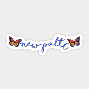 new paltz butterfly #2 Sticker